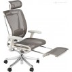 Эргономичное офисное кресло Expert Spring с подножкой (серое)