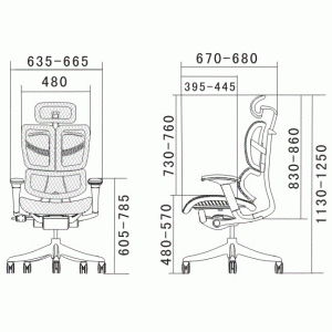 Эргономичное компьютерное кресло Expert Fly (серое)
