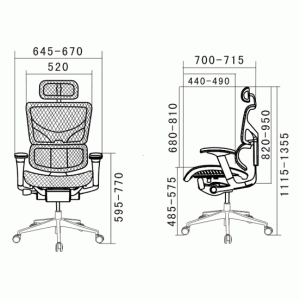 Эргономичное компьютерное кресло Expert Sail (серое)