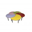 Стол детский "Луна" цветной, регулируемый по высоте (5 лепестков, цвет)