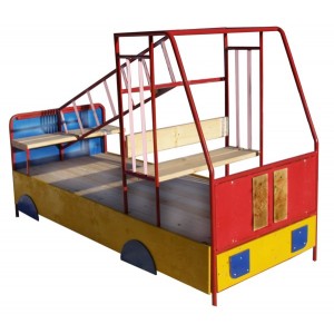 Детские площадки для детского сада - Модель "Пожарная машина"