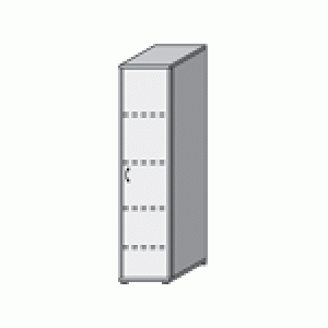Шкаф (47x46x203)  с одной дверью закрытый 