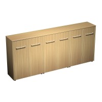 Шкаф для документов закрытый средний(стенка из 3 шкафов) (274x46x120)