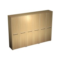 Шкаф комбинированный (закрытый - закрытый - одежда) (274x46x196)