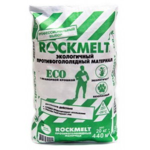 Противогололедный реагент Rockmelt (Рокмелт) ECO мешок 20кг