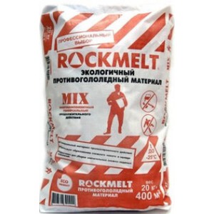 Противогололедный реагент Rockmelt (Рокмелт) Mix, мешок 20 кг.
