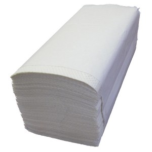 Листовые бумажные полотенца. Однослойные, V-сложения. 250шт.