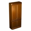 Шкаф для документов с деревянными дверьми 100x48x228 (ШхГхВ)