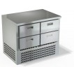 Холодильный стол из нержавеющей стали, четыре ящика, без борта СПН/О-123/04-1006