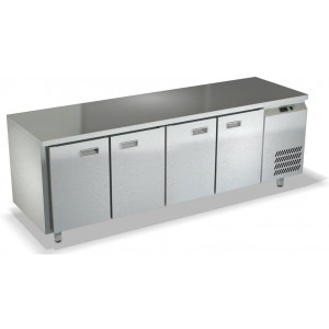 Морозильный стол из нержавеющей стали, четыре двери СПБ/М-221/40-2207