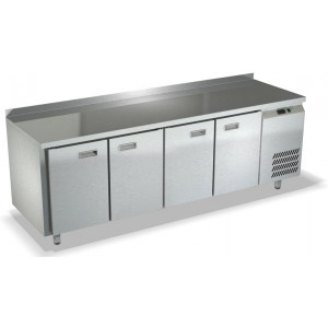 Холодильный стол из нержавеющей стали, четыре двери СПБ/О-221/40-2207